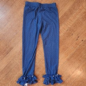 Carters Girls Sz 7 Ruffled Leggings